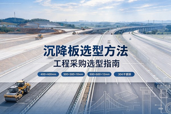 潞州沉降板选择方法